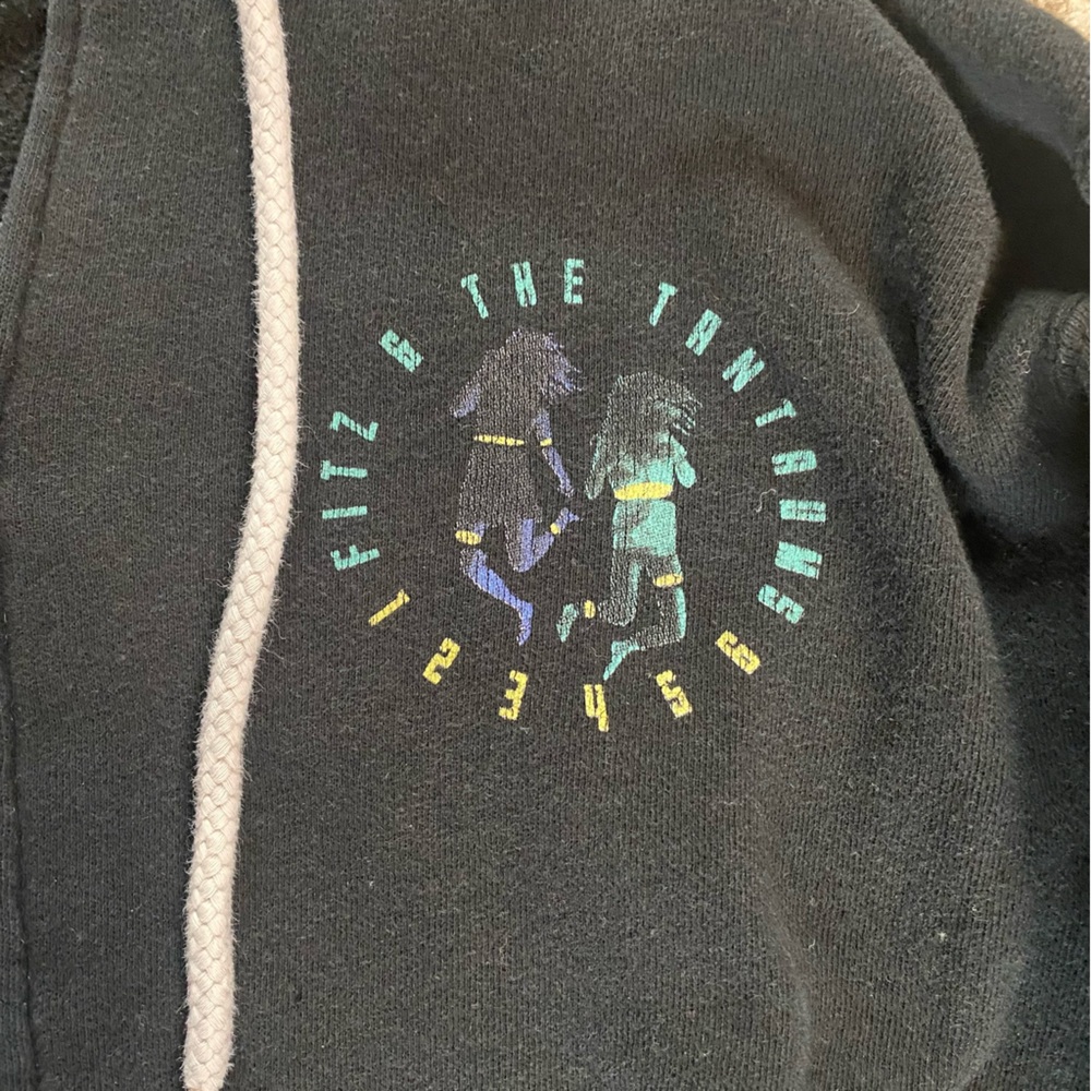 Fitz & The Tantrums 2009 Tour Hoodie, Medium Black Zip Up Concert Band Merch GUC - Picture 3 of 12